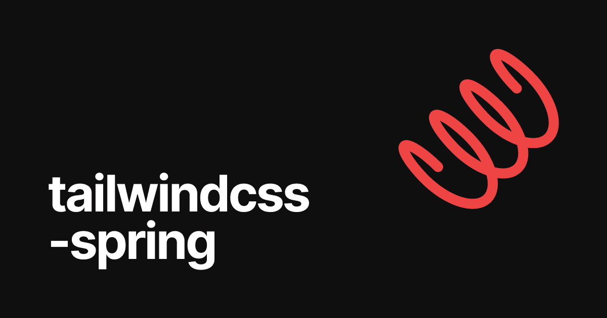 Image of the tailwindcss-spring application