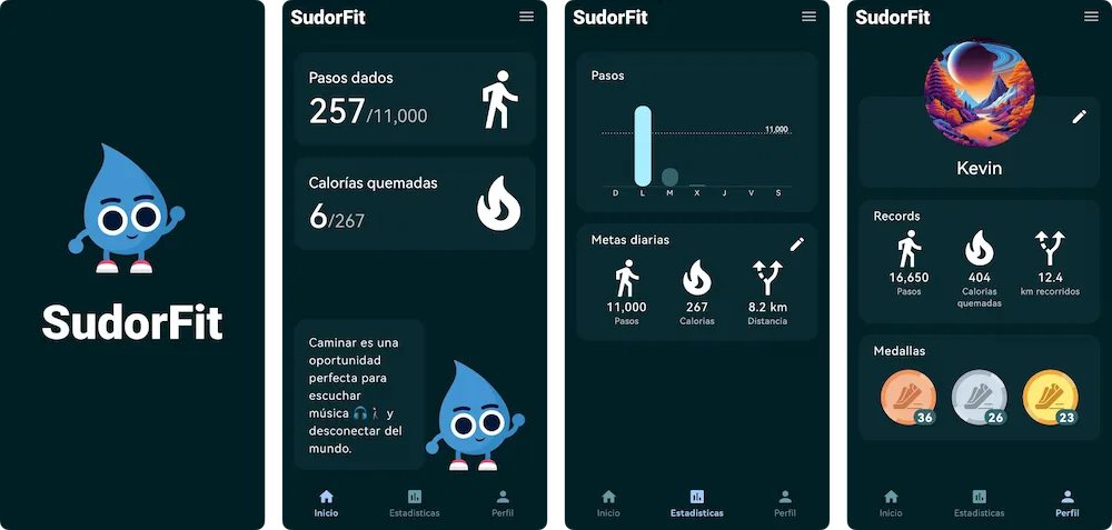 SudorFit screenshots